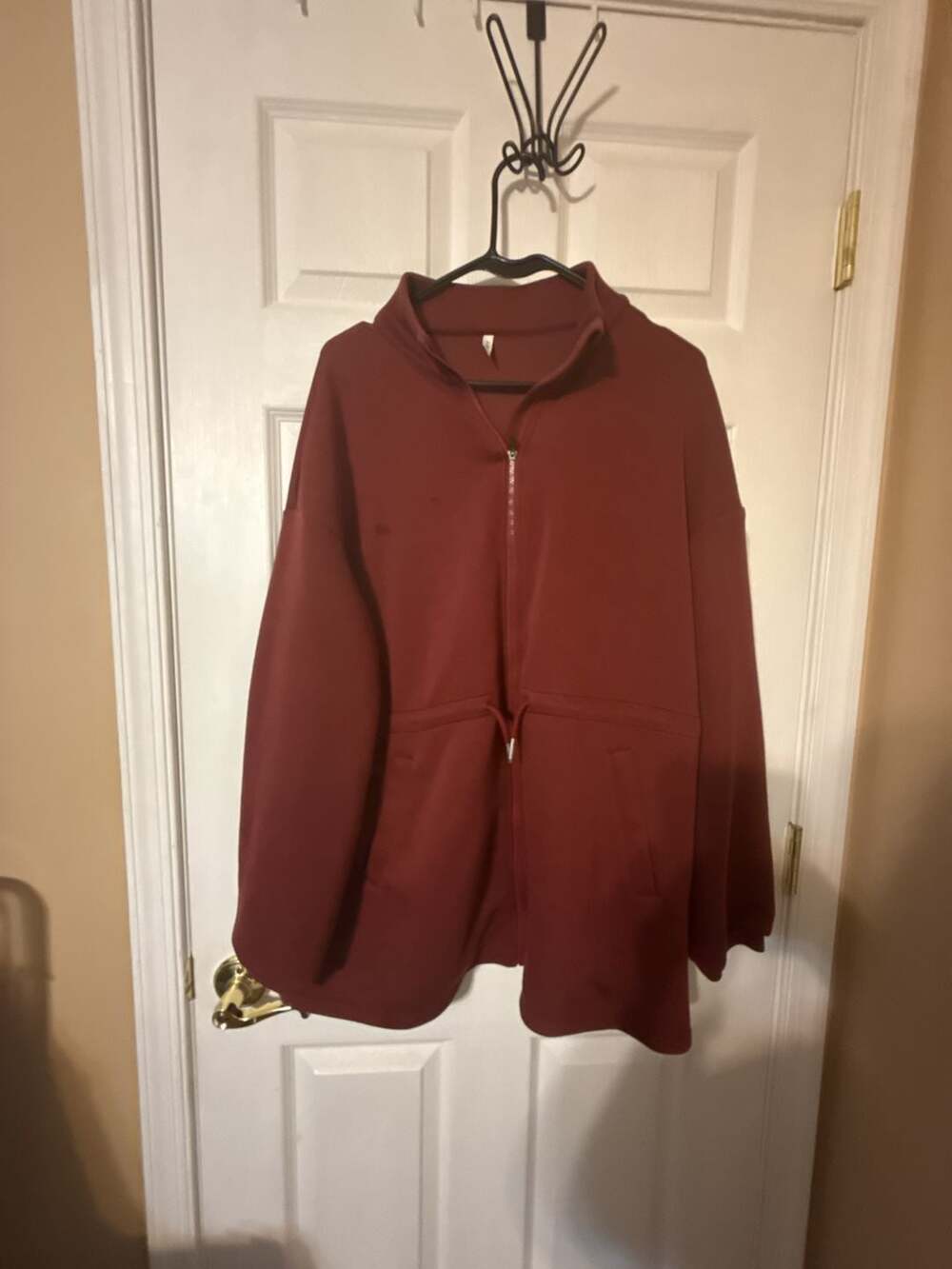 Halara Full Zip Jacket Size XL Red
